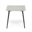 OVIALA - Petite table basse de jardin en acier gris - Costa Rica - vignette