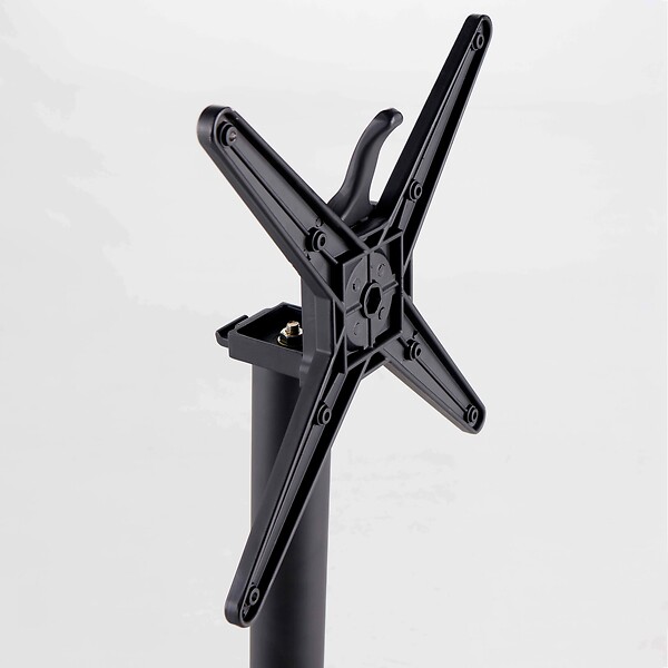 OVIALA - Pied pour table avec système inclinable 108 cm en aluminium noir Klipo - Klipo - large