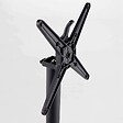 OVIALA - Pied pour table avec système inclinable 108 cm en aluminium noir Klipo - Klipo - vignette