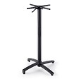 OVIALA - Pied pour table avec système inclinable 108 cm en aluminium noir Klipo - Klipo - vignette