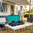 INTEC - Réchaud à gaz portable 3 feux 4100W Brûleurs + Grille en Fonte amovibles + Tuyau gaz + détendeur Propane GOLD III INTEC - vignette
