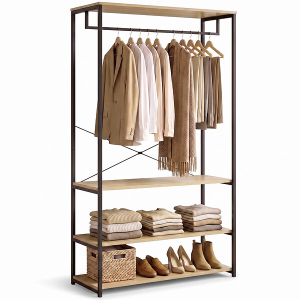 ID MARKET - Dressing large L. 100 cm DETROIT design industriel - large