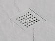 ONDEE - Receveur de douche NARA - Antidérapant Découpable 70x170 cm Résine - Gris - Bonde - vignette