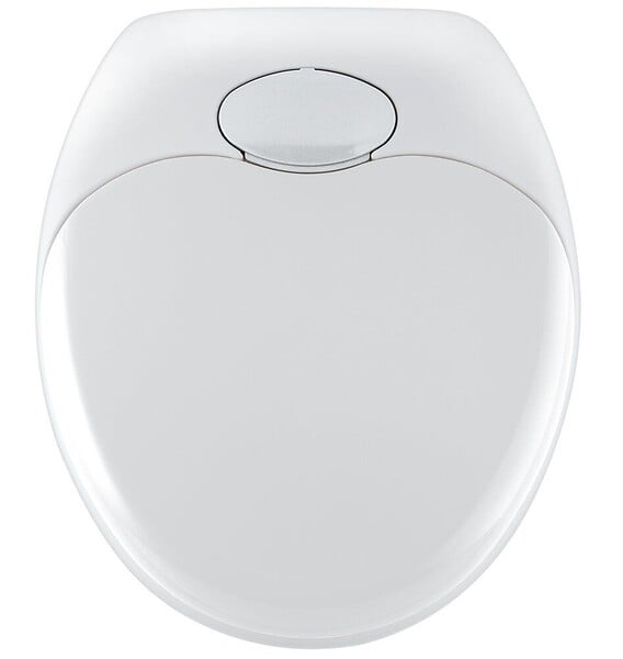WENKO - Abattant WC 2en1 Family - Duroplastique - Blanc - Easy Close - large