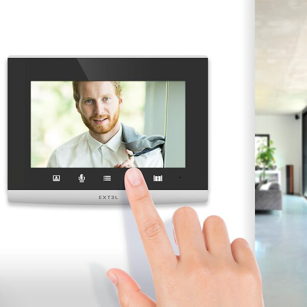 EXTEL - Visiophone connecté avec écran 7 pouces et touches tactiles - Extel - large