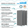 WEDI - Panneau de construction 250 x 90 x 1,25 cm - vignette
