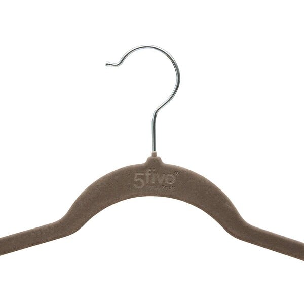 5 FIVE SIMPLY SMART - Lot de 20 cintres velours Hang'Up L.45cm - large