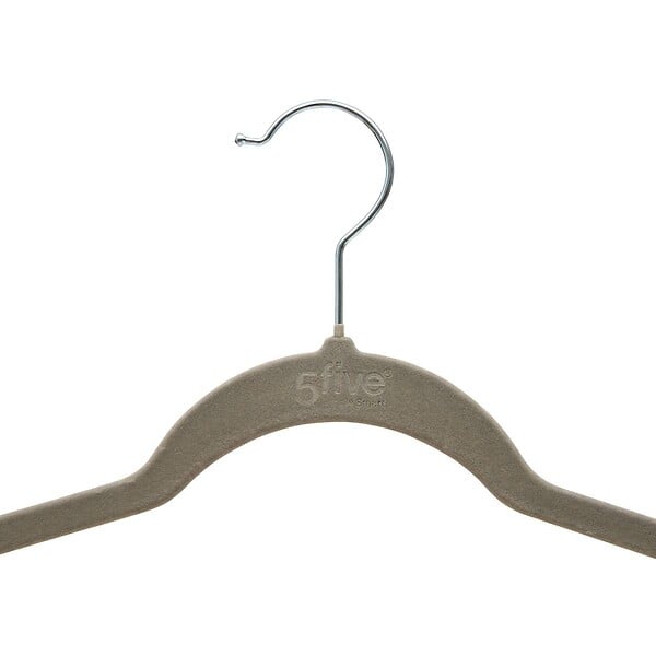 5 FIVE SIMPLY SMART - Lot de 20 cintres velours Hang'Up L.45cm - large