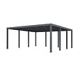 DIRECT-ABRIS - Carport aluminium CARLTON 570 x 550 cm - 2 Voitures - 31,35m2 - Gris anthracite - vignette
