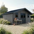 DIRECT-ABRIS - Abri de Jardin Composite ISORA - 20m2 - Gris - Cabane de Jardin - Local - vignette