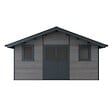 DIRECT-ABRIS - Abri de Jardin Composite ISORA - 20m2 - Gris - Cabane de Jardin - Local - vignette