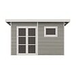 DIRECT-ABRIS - Abri de Jardin Composite ALMA - 15m2 Gris clair - Cabane de Jardin - vignette