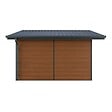 DIRECT-ABRIS - Abri de Jardin Composite ISORA - 15m2 Brun - Cabane Atelier / Abri Velo - vignette