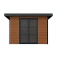DIRECT-ABRIS - Abri de Jardin Composite ALMA - 9m2 Brun - Cabane de Jardin - vignette