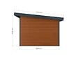 DIRECT-ABRIS - Abri de Jardin Composite ALMA - 9m2 Brun - Cabane de Jardin - vignette