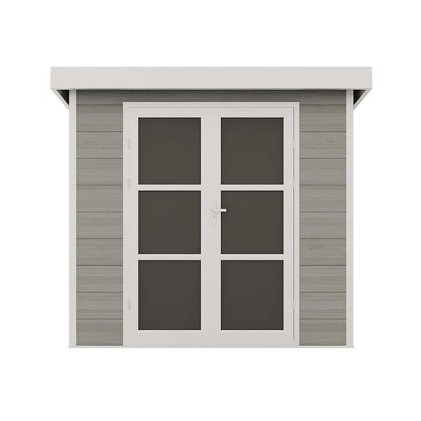 DIRECT-ABRIS - Abri de Jardin Composite ALMA - 5m2 - Gris clair - Cabane de jardin - large