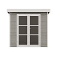 DIRECT-ABRIS - Abri de Jardin Composite ALMA - 5m2 - Gris clair - Cabane de jardin - vignette