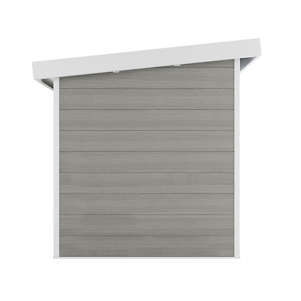 DIRECT-ABRIS - Abri de Jardin Composite ALMA - 5m2 - Gris clair - Cabane de jardin - large