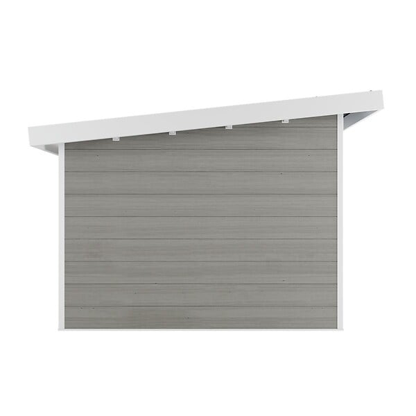 DIRECT-ABRIS - Abri de Jardin Composite ALMA - 9m2 Gris clair - Cabane de Jardin - large