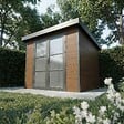 DIRECT-ABRIS - Abri de Jardin Composite ALMA - 5m2 - Brun - Cabane de jardin - vignette