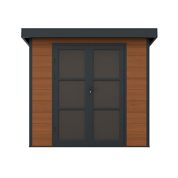 DIRECT-ABRIS - Abri de Jardin Composite ALMA - 5m2 - Brun - Cabane de jardin - large