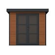 DIRECT-ABRIS - Abri de Jardin Composite ALMA - 5m2 - Brun - Cabane de jardin - vignette