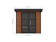 DIRECT-ABRIS - Abri de Jardin Composite ALMA - 5m2 - Brun - Cabane de jardin - vignette
