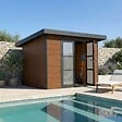 DIRECT-ABRIS - Abri de Jardin Composite ALMA - 7m2 - Brun - Cabane de jardin - vignette