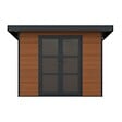 DIRECT-ABRIS - Abri de Jardin Composite ALMA - 7m2 - Brun - Cabane de jardin - vignette