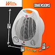 WARM TECH - Chauffage soufflant 2000W - vignette