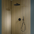 VILLEROY ET BOCH - Mitigeur mécanique encastré avec inverseur  Loop & Friends Noir mat - vignette