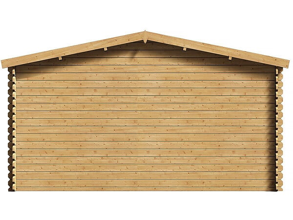 HABITAT ET JARDIN - Abri de jardin bois "Belval" - 18,75 m² - 28 mm - large