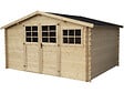 HABITAT ET JARDIN - Abri de jardin en bois "Rocval" - 456 x 425 x 232 cm - 19.42 m² - 28 mm - vignette