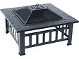 HABITAT ET JARDIN - Brasero avec couvercle anti braise "Flaméo" - Noir - vignette