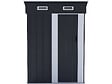 HABITAT ET JARDIN - Abri de jardin métal porte coulissante "Memphis" - 1,36 m² - Gris - vignette