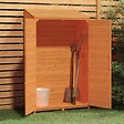 VIDAXL - vidaXL Remise de jardin Marron 102x52x174,5 cm Bois de sapin solide - vignette