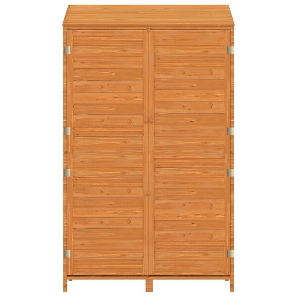 VIDAXL - vidaXL Remise de jardin Marron 102x52x174,5 cm Bois de sapin solide - large