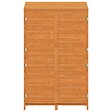 VIDAXL - vidaXL Remise de jardin Marron 102x52x174,5 cm Bois de sapin solide - vignette