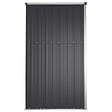 VIDAXL - vidaXL Abri à outils de jardin anthracite 225x89x161cm acier galvanisé - vignette