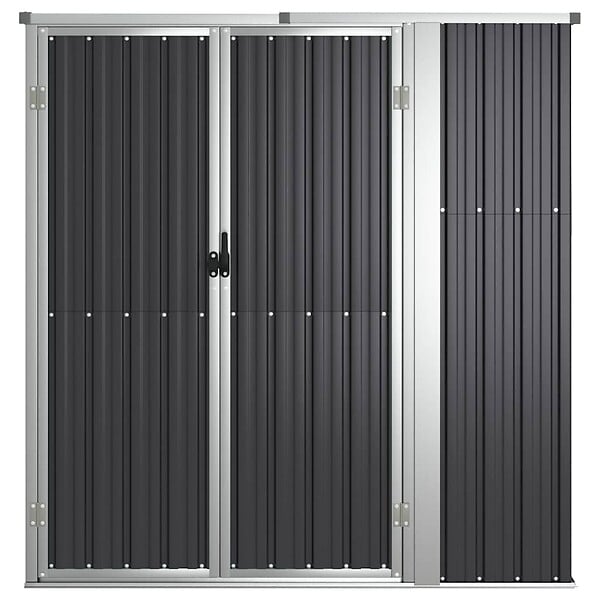 VIDAXL - vidaXL Abri à outils de jardin anthracite 161x89x161cm acier galvanisé - large