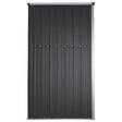 VIDAXL - vidaXL Abri à outils de jardin anthracite 161x89x161cm acier galvanisé - vignette