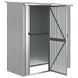 VIDAXL - vidaXL Abri de jardin Gris 180,5x97x209,5 cm Acier galvanisé - vignette