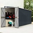 VIDAXL - vidaXL Abri de jardin mural Anthracite 118x382x178 cm Acier - vignette