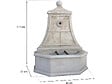 HABITAT ET JARDIN - Fontaine " Baccarat" - Pierre reconstituée  - 86 x 51 x 111 cm - vignette