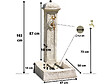 HABITAT ET JARDIN - Fontaine "Longchamp" - 0.50 x 0.47 x 1.03 m - vignette