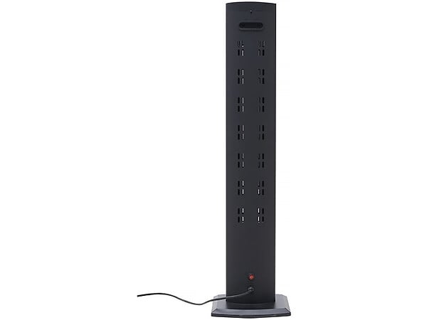 HABITAT ET JARDIN - Chauffage électrique radiant "Tornado" - 2000W - Noir - large