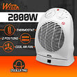 WARM TECH - Radiateur soufflant 2000W oscillant avec thermostat - vignette
