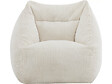 HABITAT ET JARDIN - Pouf en velours côtelé "Medellin" - Beige - 85 x 85 x 72 cm - vignette