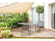 HABITAT ET JARDIN - Table jardin en métal "Bilbao" - 150 x 90 x 71 cm - Taupe - vignette