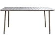 HABITAT ET JARDIN - Table jardin en métal "Bilbao" - 150 x 90 x 71 cm - Taupe - vignette